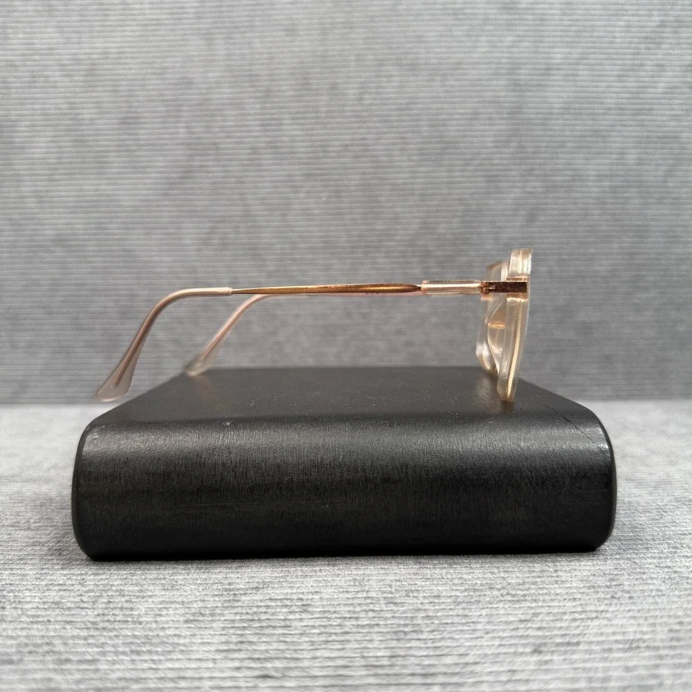 Zenni Optical Square Y2K Eyeglasses Frames‎ Rose Gold  Pink ZY2055 52-18-146